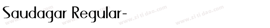 Saudagar Regular字体转换
